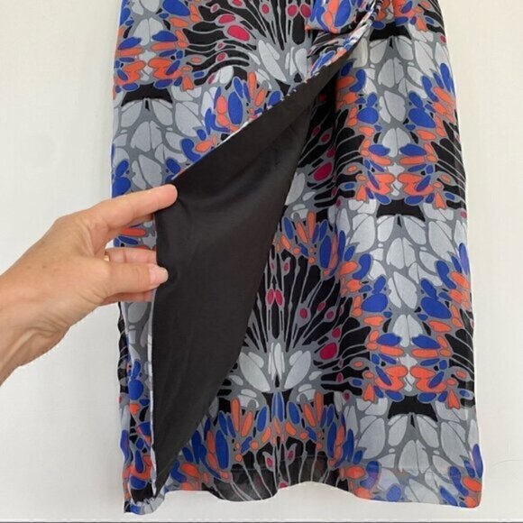 Banana Republic midi dress  with faux wrap front - Picture 5 of 10